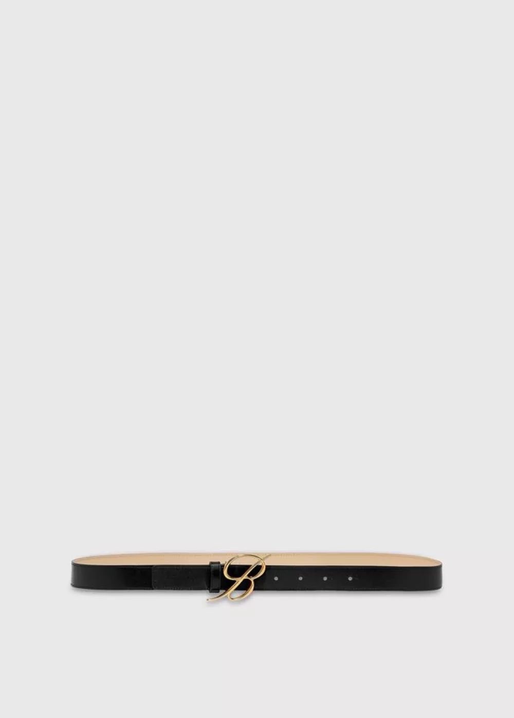 Women Blumarine Belt In Leather With Logo-Buckle