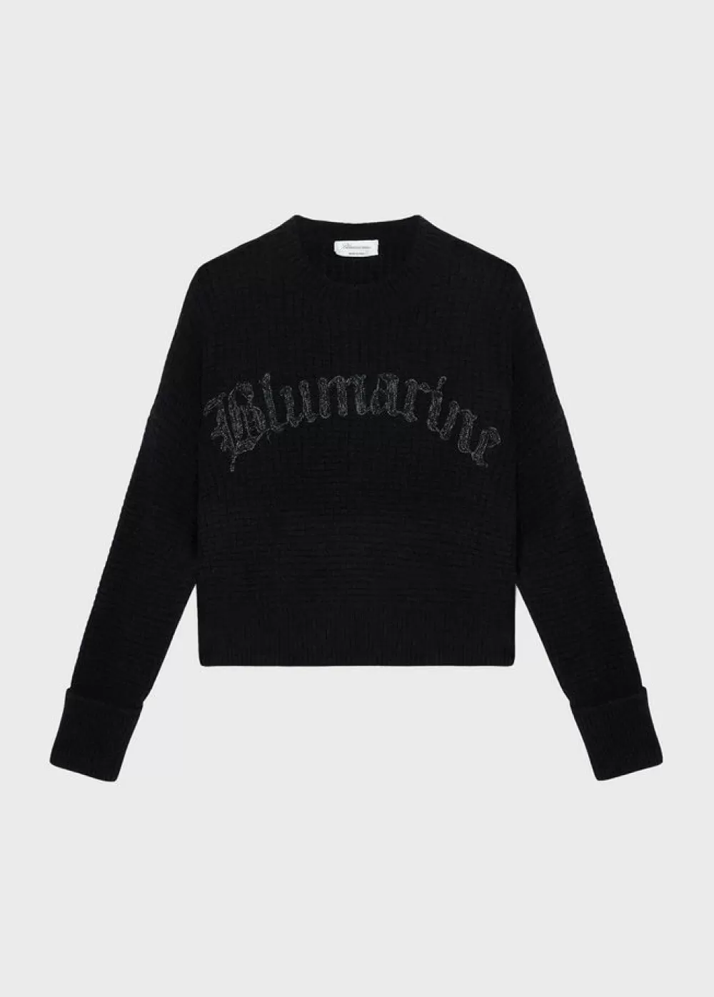 Women Blumarine Canvas Stitch Sweater With Logo