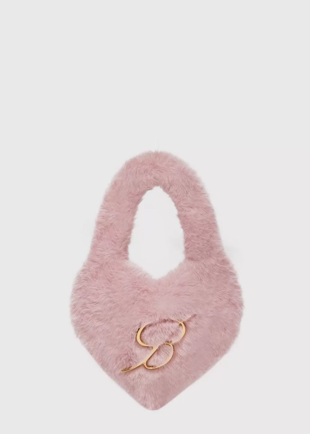 Women Blumarine Cutie Bag In Eco-Fur With Logo