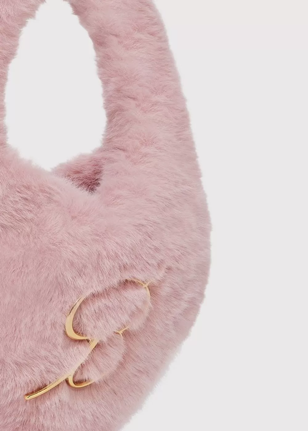 Women Blumarine Cutie Bag In Eco-Fur With Logo