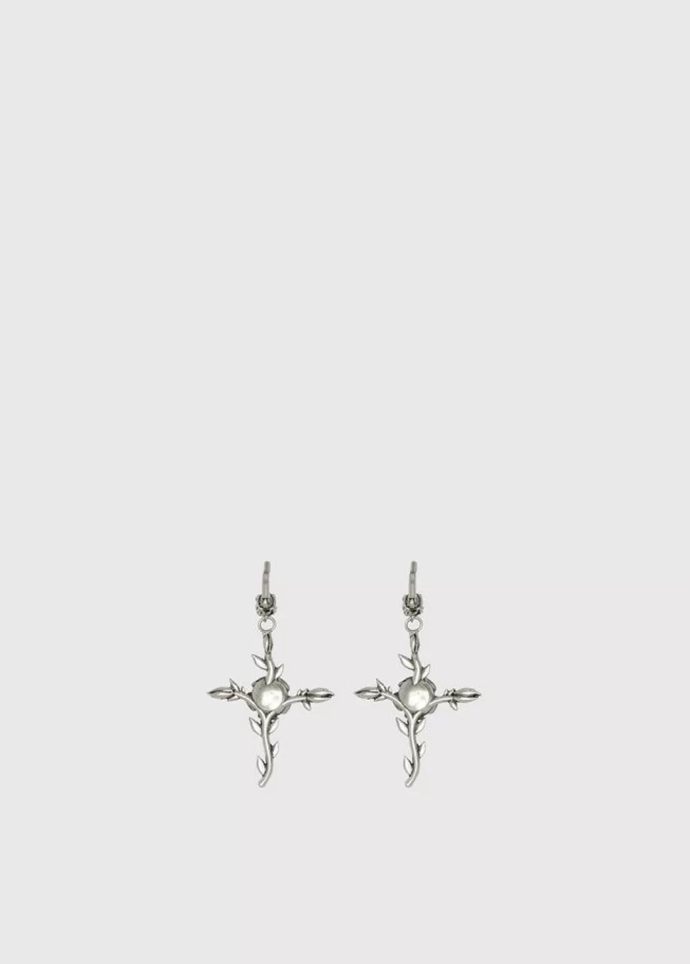 Women Blumarine Earrings With Cross Pendant