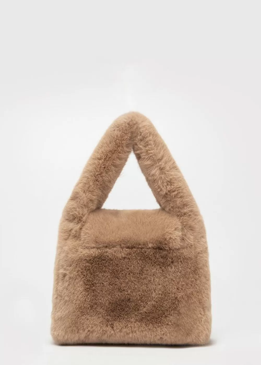 Women Blumarine Eco Fur Bag With Flap And Logo
