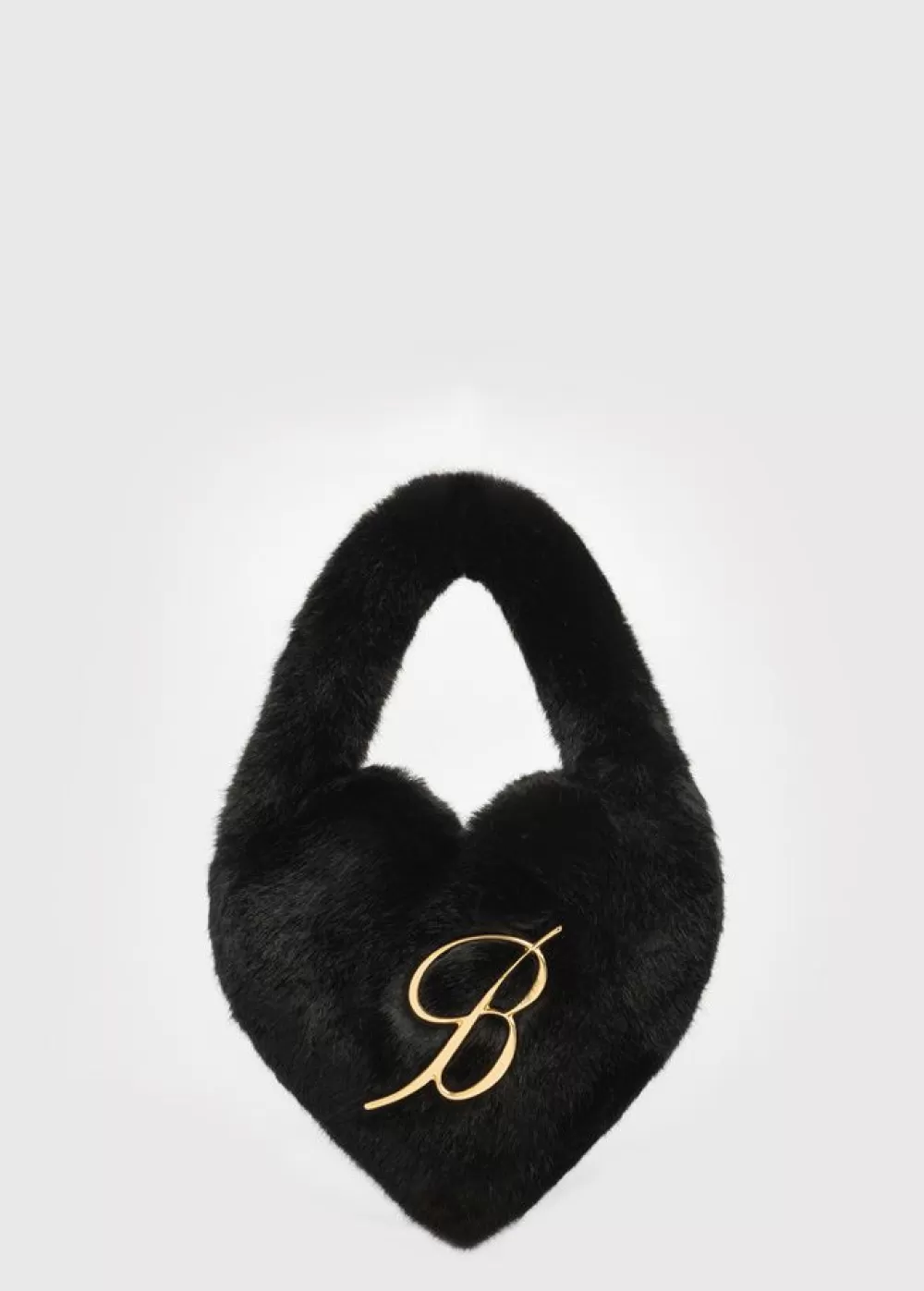 Women Blumarine Eco Fur Bag With Logo