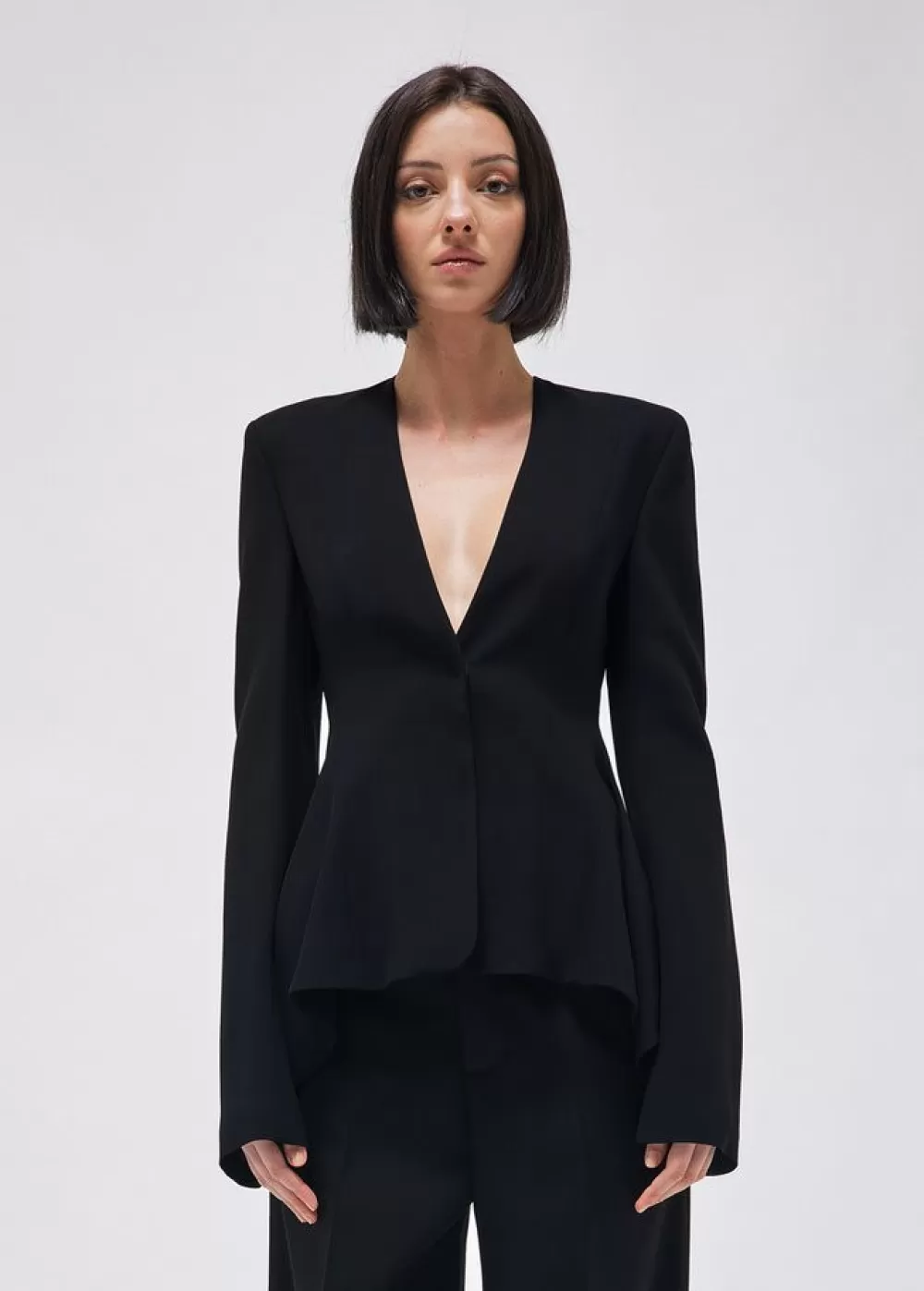 Women Blumarine Single-Breasted Jacket In Cady