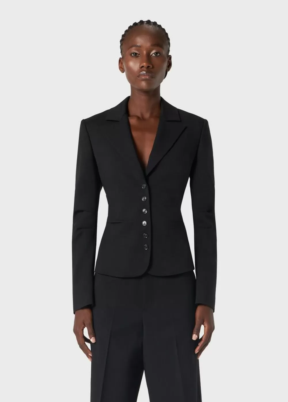 Women Blumarine Single-Breasted Jacket With Darts