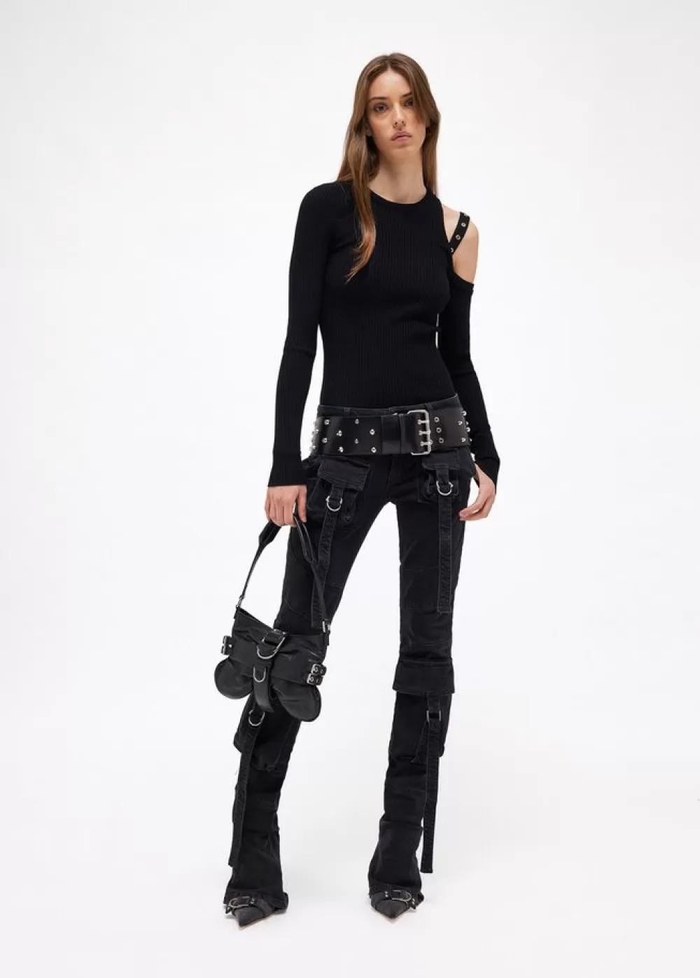 Women Blumarine Skinny Jeans With Cargo Details