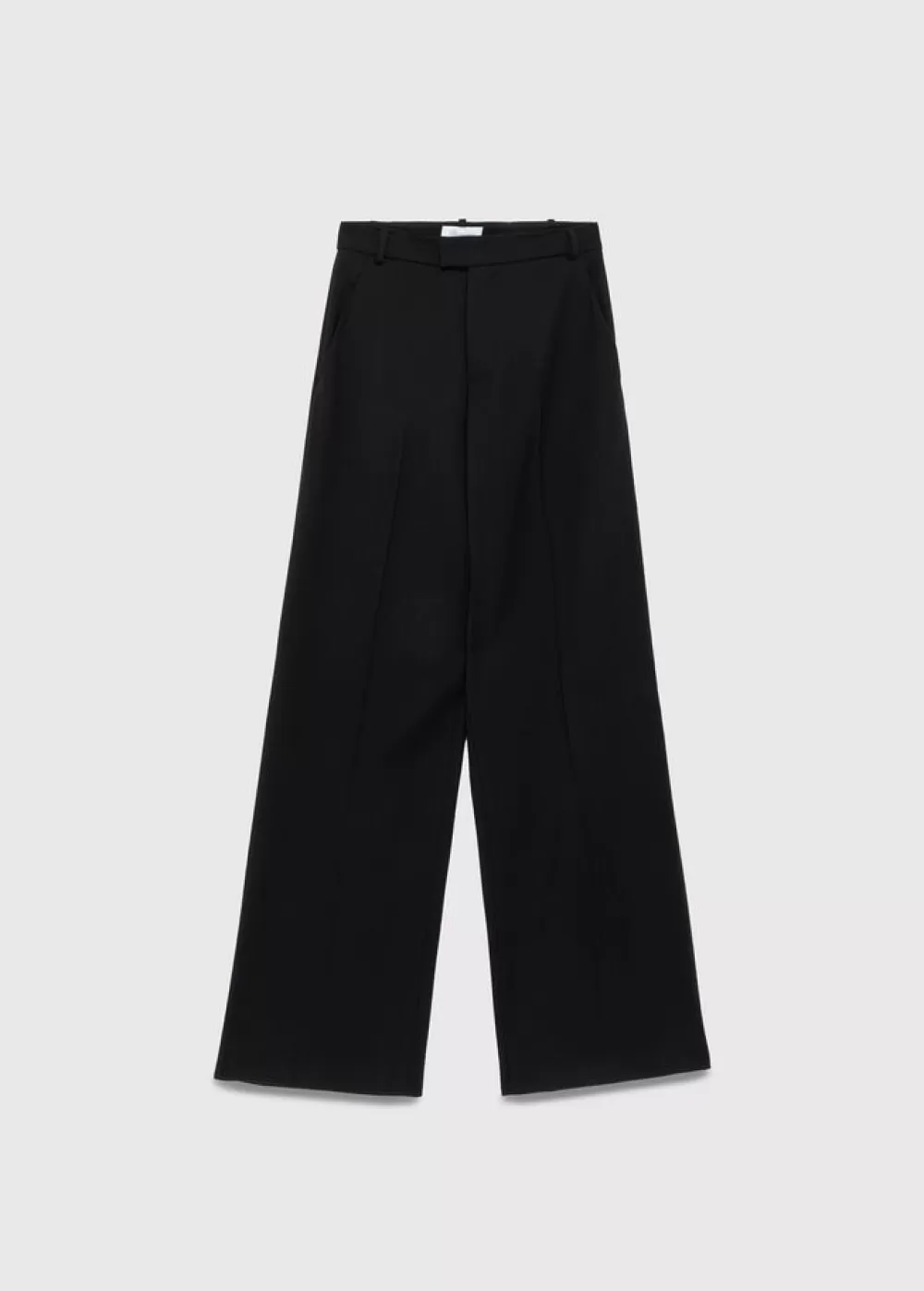 Women Blumarine Wide Pants In Stretch Wool